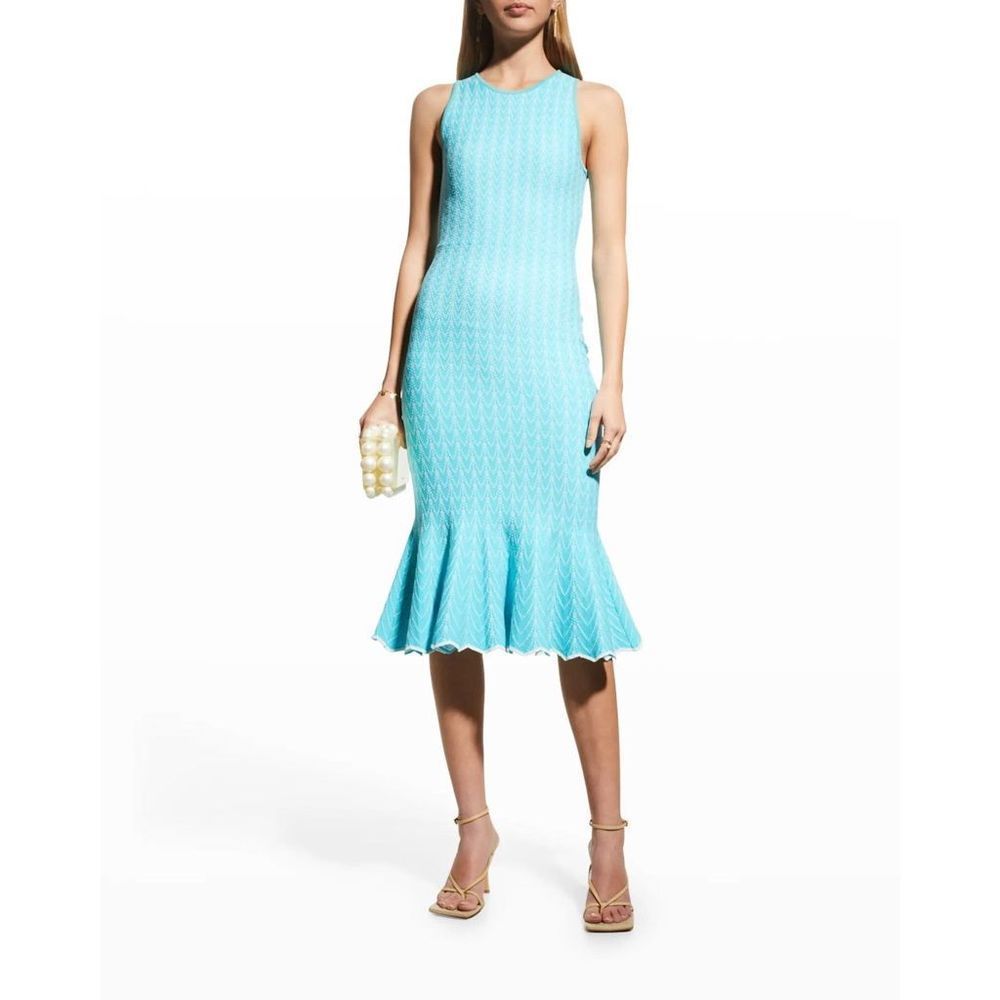 Shoshanna Avalon Dotted Knit Mermaid Dress SIZE XS $420